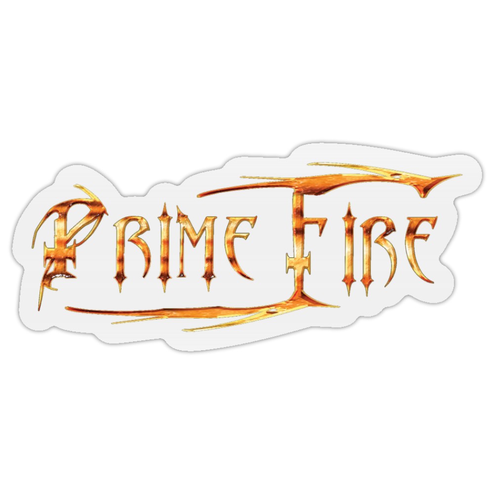 Stickerrs Sticker autocollant transparent Prime Fire groupe Heavy metal Epernay Reims