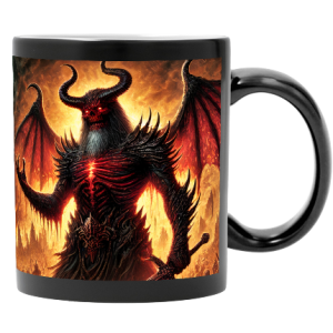 Mug céramique the devil's prayer Prime Fire groupe Heavy metal Epernay Reims